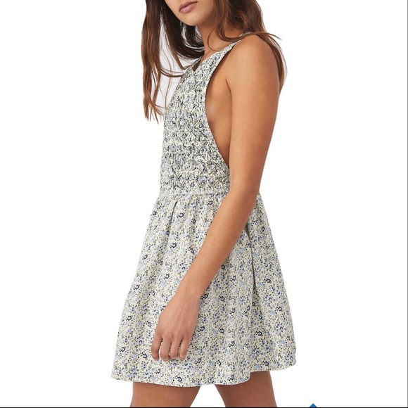 NWT Free People Cotton Petunia Mini Dress - Picture 2 of 3